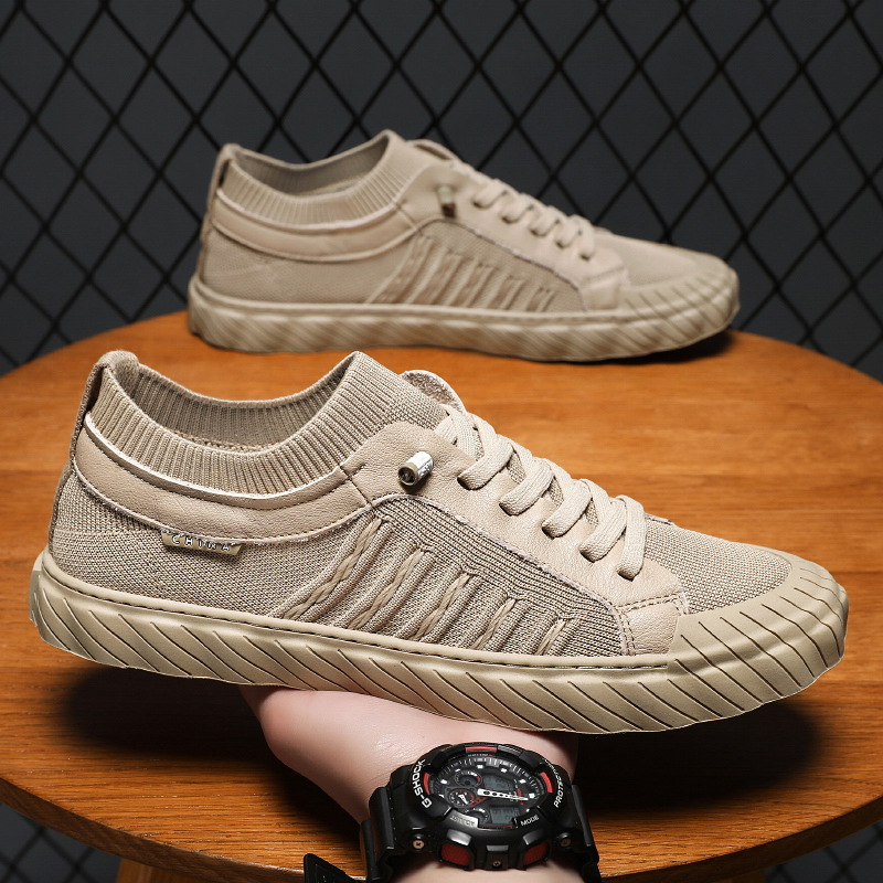 Men Canvas Sneakers Man Casual Walking Flats Slip-on Vulacnized Shoes 2023 Summer Breathable Working Footwear Zapato De Hombre