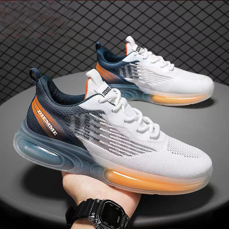 Mens Running Shoes Air Cushion Sneakers Trainers Outdoor Male Sport Shoes for Men Weave Breathable Lace Up Casual Men's Sneakers