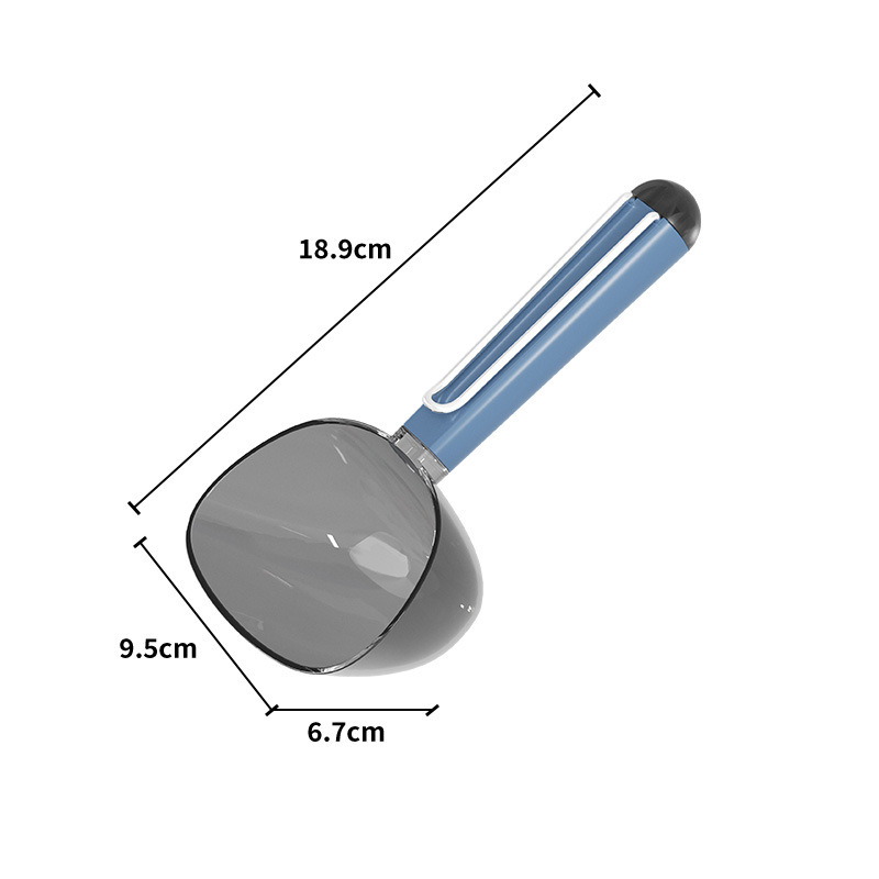 Halloween cat measuring long handled dog food spoon storage bowl cat food shovel cat feeding spoon pet sealed food spoon measuring cup