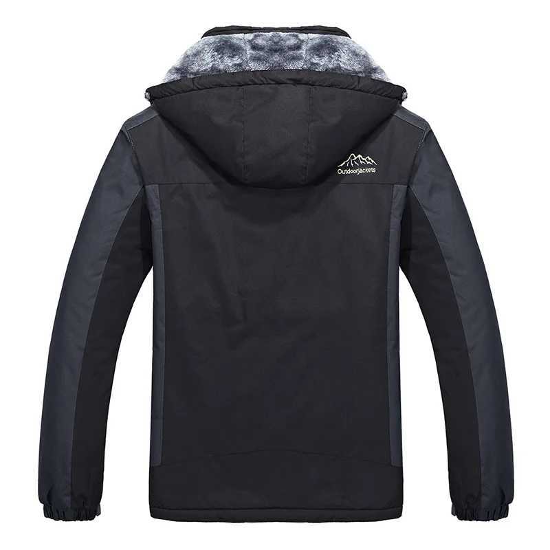 Winter mens warm outdoor jacket Coats mens waterproof thick wool jacket mens jacket casual windproof Parkas jacket mens LZLLTT W240905