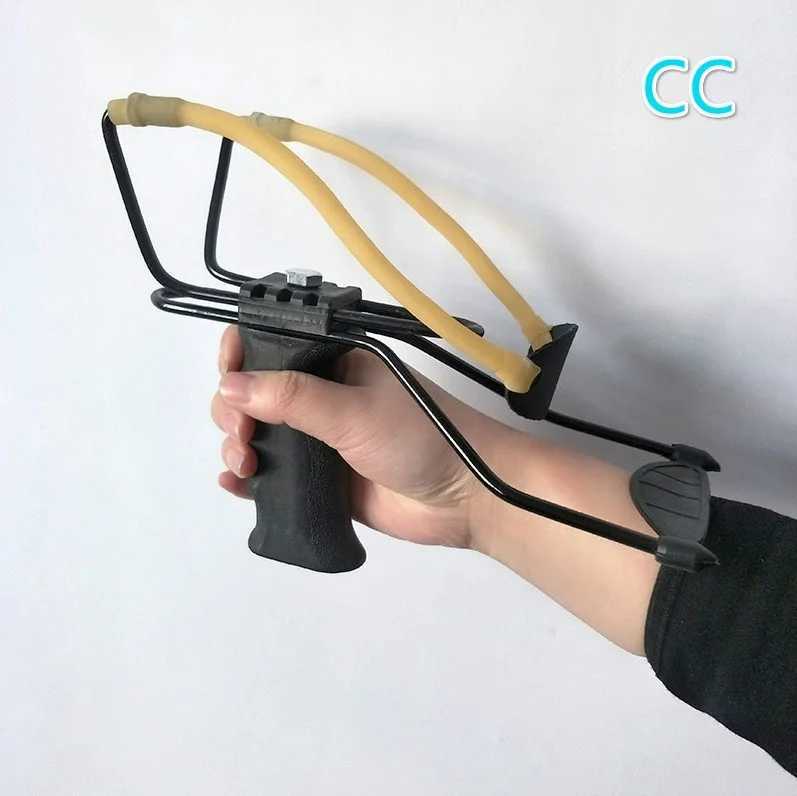 New outdoor powerful slingshot folding wrist adult slingshot hunting slingshot W240905