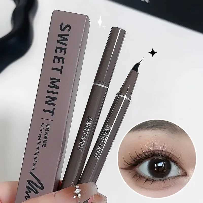 Ultra-fine Matte Liquid Eyeliner Pencil Waterproof Quick Drying Black Brown Lying Silkworm Lower Eyelash Eye Makeup Eyeliner 1pcXJ240904