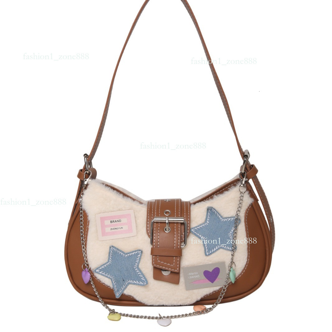 2024 Sweet and Cool Spicy Girls New tote bag designer bag purse bag shoulder handbag Designer Crescent Embroidered One Shoulder Underarm Bag 1d5
