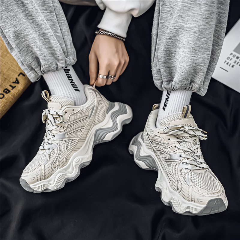 Men Shoes Sports Shoes Fashion Comfort Running Shoes Thick Sole Sneakers Free shipping