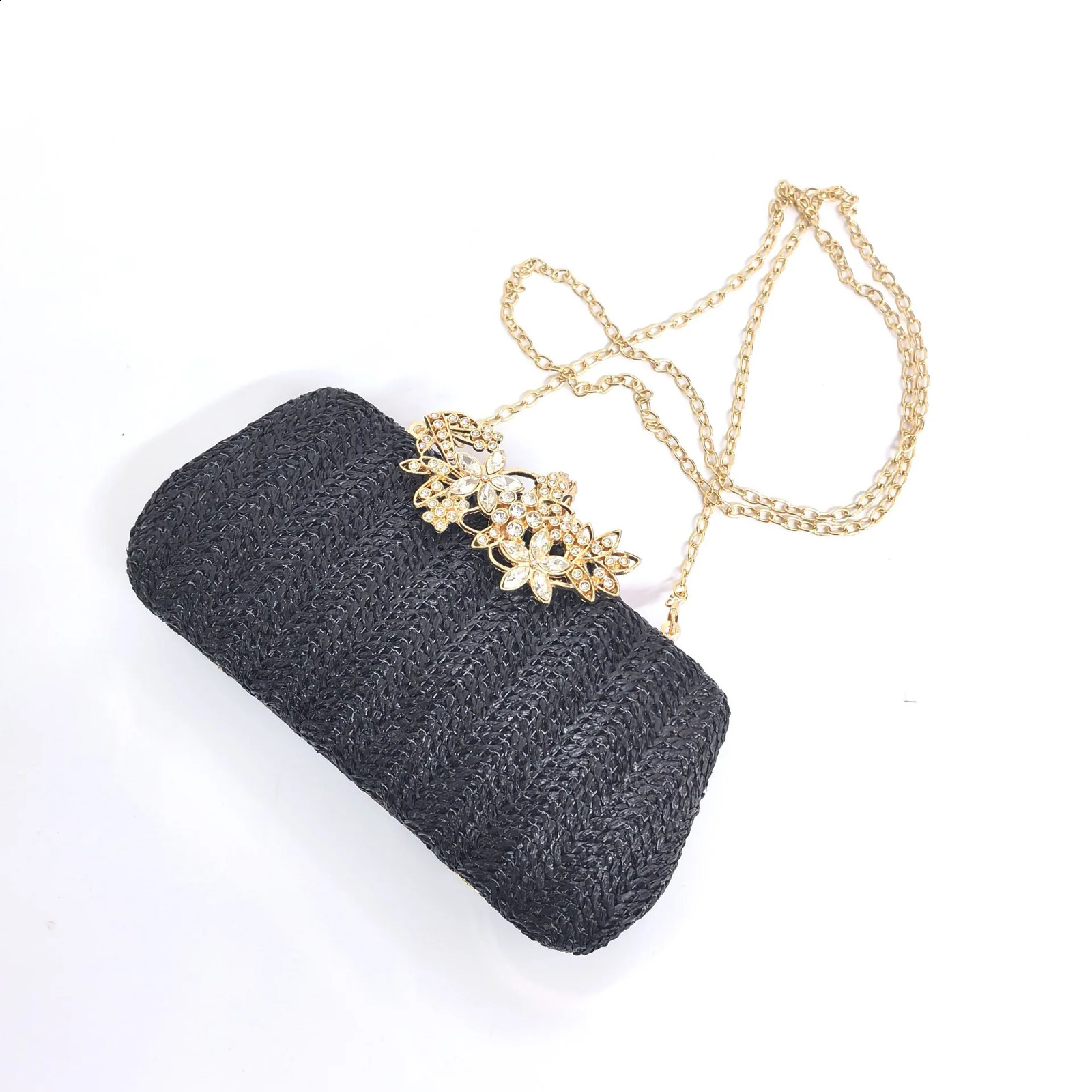 Spring Grass Womens Bag Retro Clutch Classic Diamond Card Wedding Night 240903
