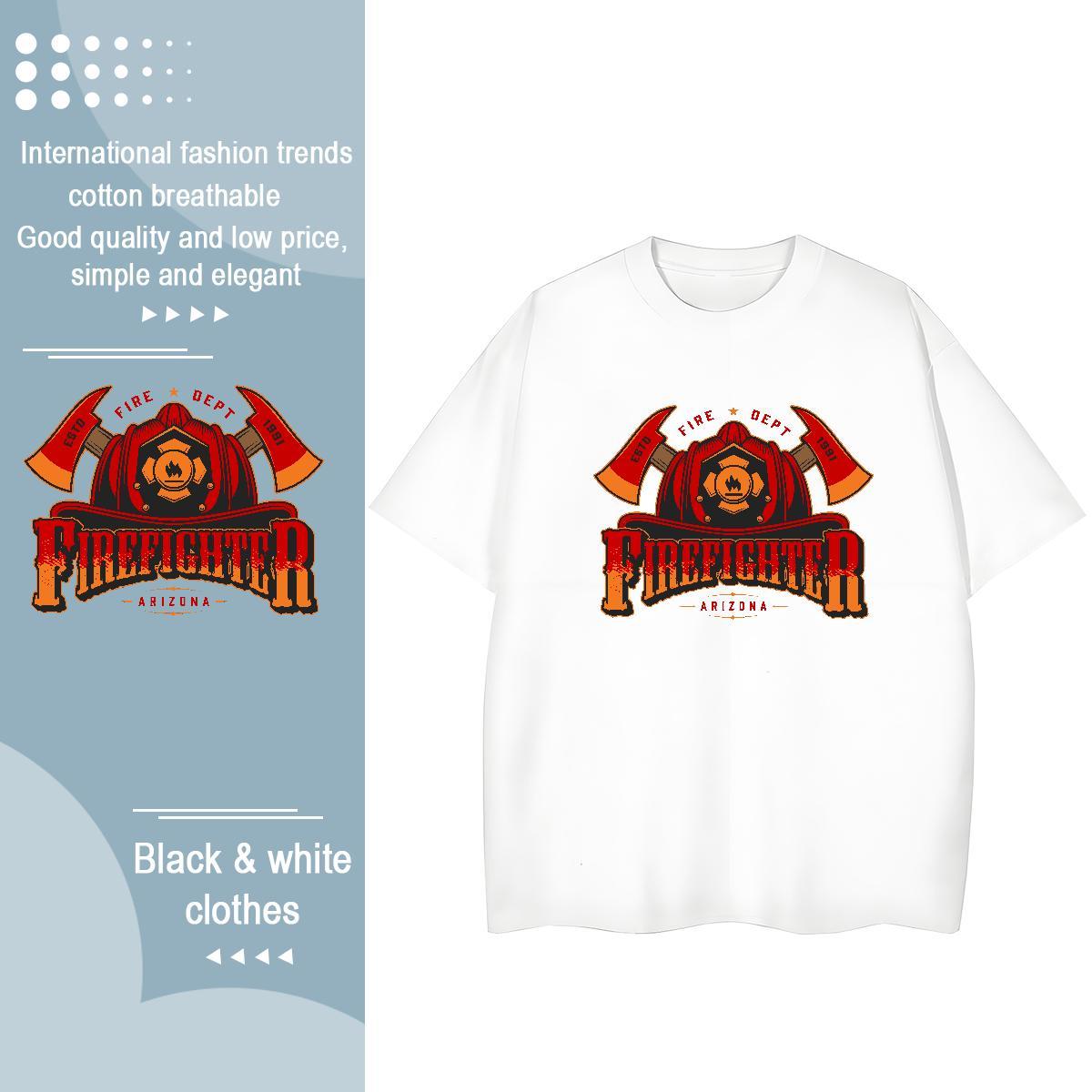 Fashion T-Shirts 230g Cotton Breathable Casual Daily Wear tool Woman Tshirt Designer Nice Skull Clothes Shirt