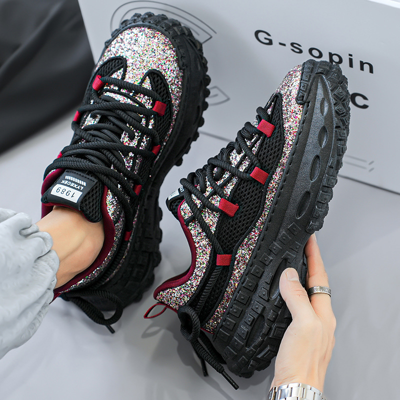 Breathable Men's Running Shoes: Stylish Sneakers for Casual Wear - Free Shipping