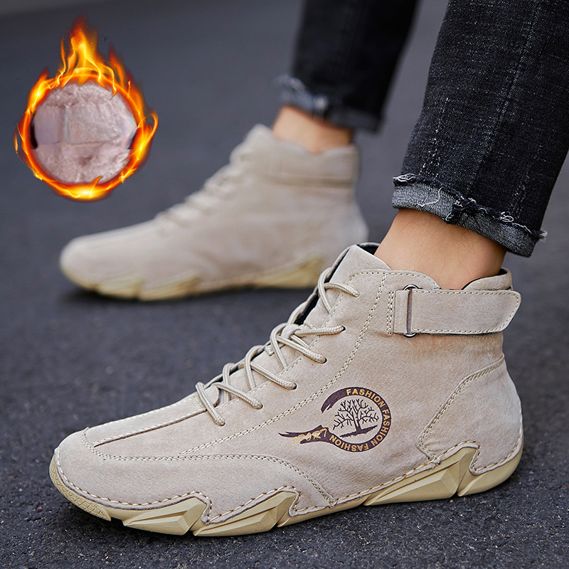 Men's Ankle Lightweight Sports Winter hot Snow Boots Fashionable Soft Sole Comfortable Non Slip Walking Shoes 2024 New