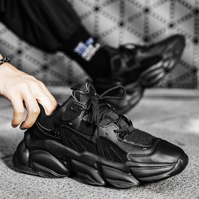 Elevator Shoes Men Sneakers Hidden Heels Plus Size 45 46 Heightening Shoes For Men Fashion Breathable 8cm 6cm Sports Taller Shoe