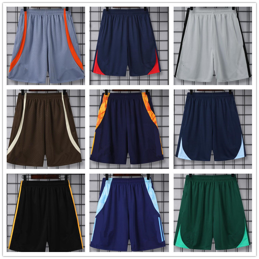 soccer club shorts 2425 Men Football pants zipper pocket adult summer training Sports Casual Pants