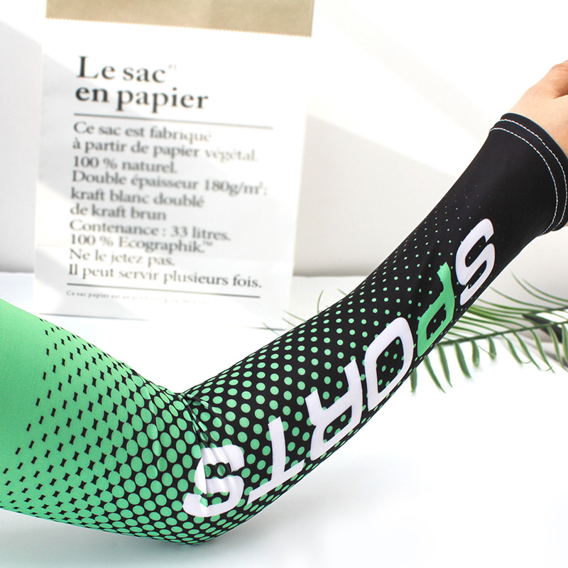 Cross border wholesale ice silk sleeve cover summer sunscreen sleeve ice sleeve cycling arm protection sunscreen