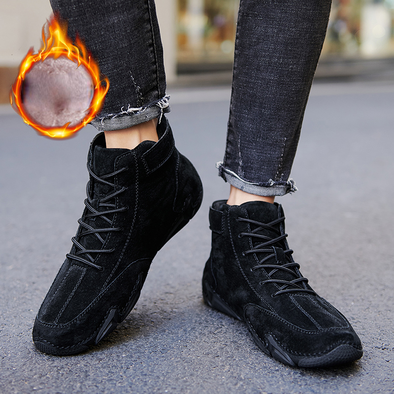 Men's Ankle Lightweight Sports Winter hot Snow Boots Fashionable Soft Sole Comfortable Non Slip Walking Shoes 2024 New
