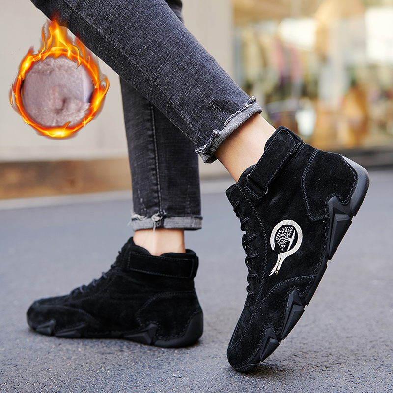 Men's Ankle Lightweight Sports Winter hot Snow Boots Fashionable Soft Sole Comfortable Non Slip Walking Shoes 2024 New