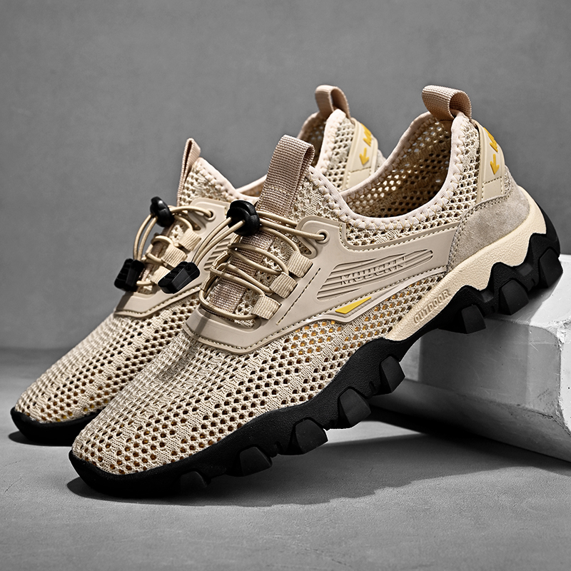 Breathable Waterproof Shoe Men Sneakers Summer Casual Men Shoes Water Comfortable Mesh Shoes Outdoor Walking River Shoe Zapatos