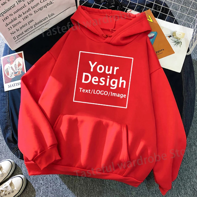 Your own n printing mens/womens hoodie DIY /image customization mens hoodie DIY womens sportswear unisex mens and womens clothing 240904