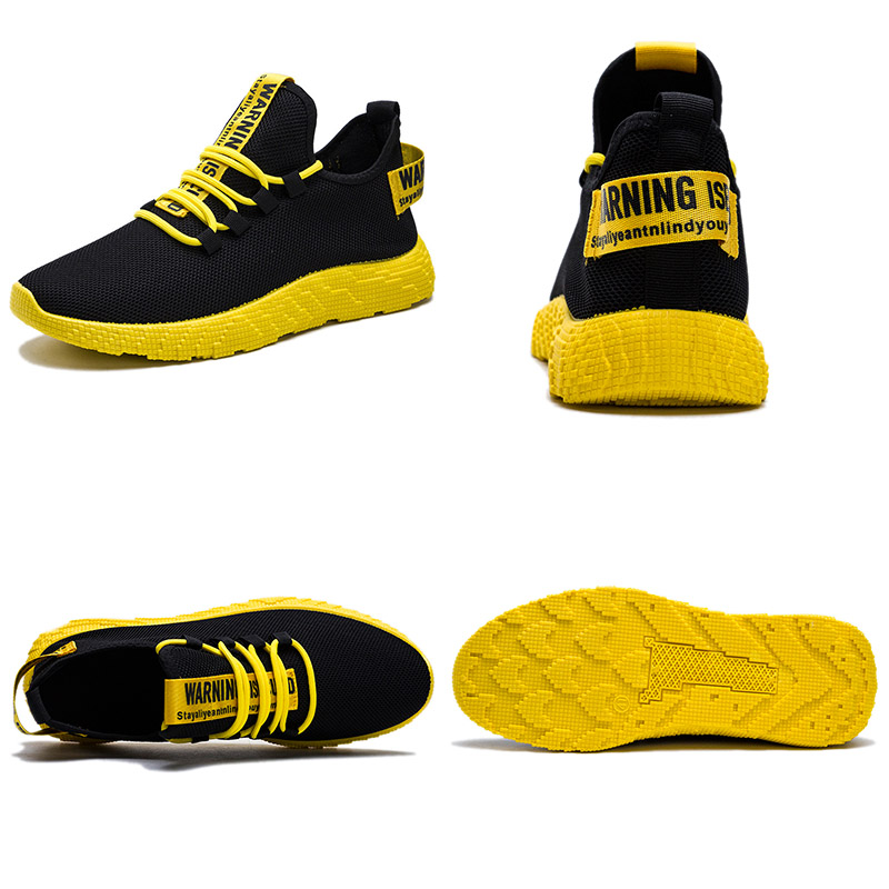 Men's Breathable Mesh Sneakers: Lightweight Lace-Up Walking Shoes for Casual Daily Wear 4