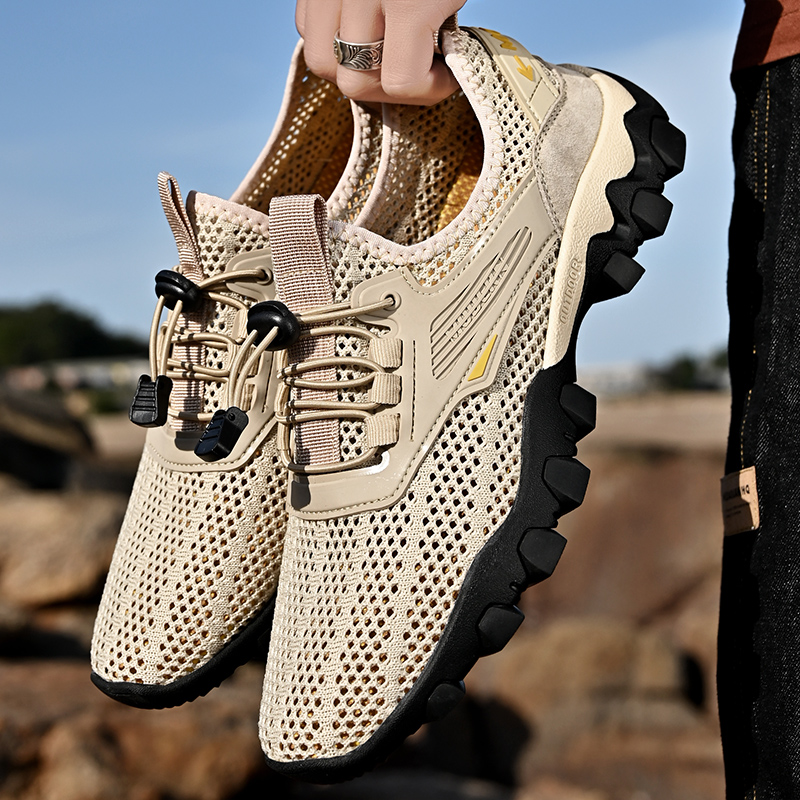 Breathable Waterproof Shoe Men Sneakers Summer Casual Men Shoes Water Comfortable Mesh Shoes Outdoor Walking River Shoe Zapatos