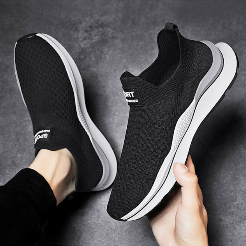 Man New Fashion Sneakers Breathable Trend Style 2024 Spring Summer Men's Sneaker Mesh Fabric Slip on Male Sneakers Mens Shoes