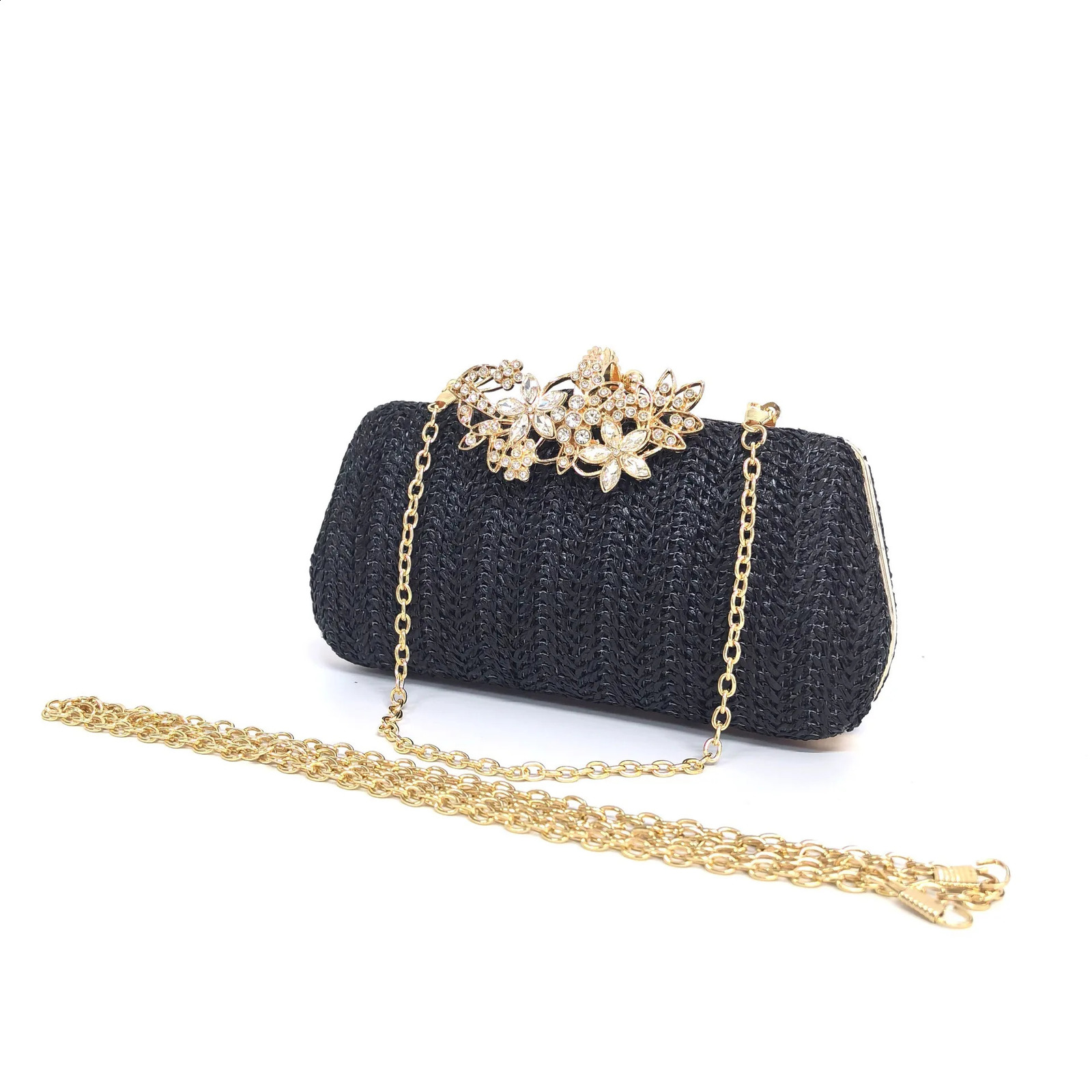 Spring Grass Womens Bag Retro Clutch Classic Diamond Card Wedding Night 240903