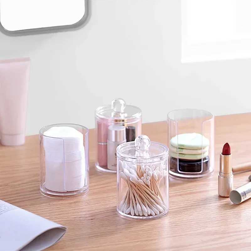 Cotton Swab Storage Box Makeup Organizer Qtip Container Cosmetic Storage Organizer For Makeup Jewelry Storage Box Y240906
