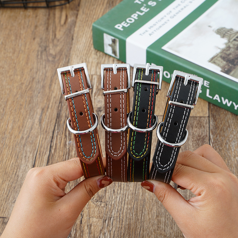 halloween Pet collar leather dog leash Small dog collar cat collar adjustable collar wholesale