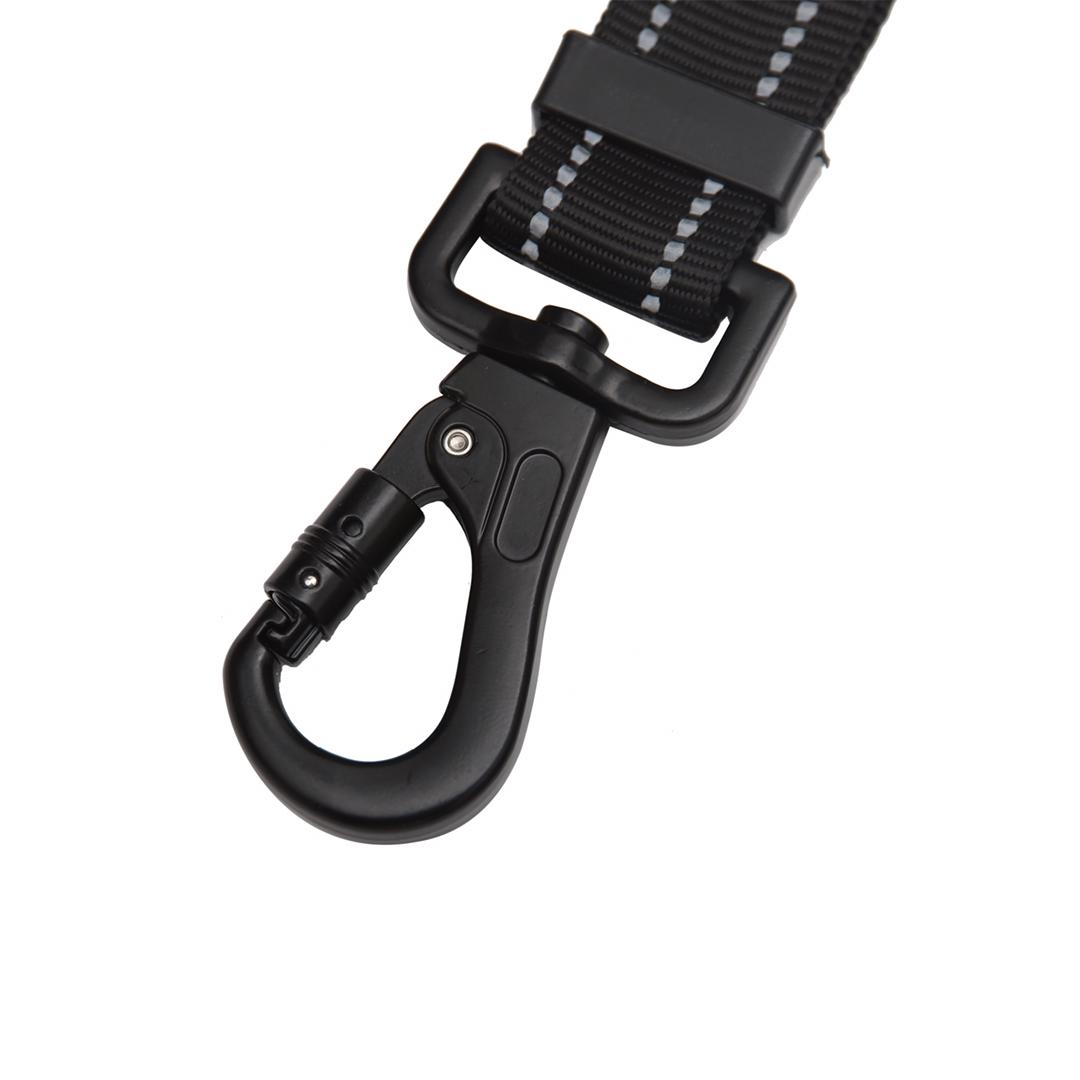 Adjustable Dog Car Seat Belt with Elastic Bungee, Universal Clip Safety Harness and Tether for Pets