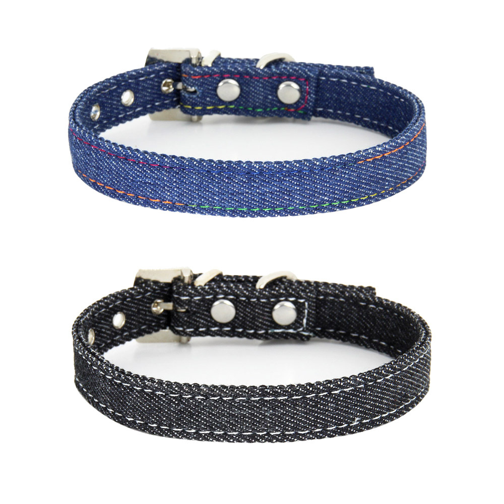 halloween Dog collar with bell Adjustable dog collar Small and medium-sized simple fabric cat collar pet supplies