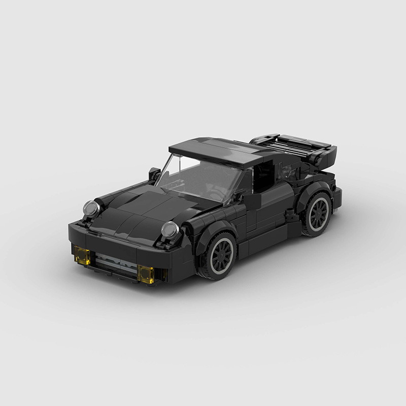 MOC-Black Bird (930)Turbo Racing Sports Car Vehicle Speed Super Racer Building Blocks Brick Creative Garage Toys for Boys