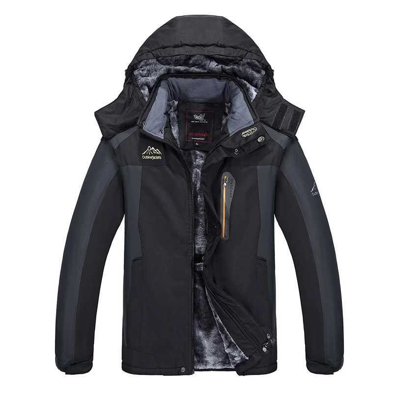 Winter mens warm outdoor jacket Coats mens waterproof thick wool jacket mens jacket casual windproof Parkas jacket mens LZLLTT W240905
