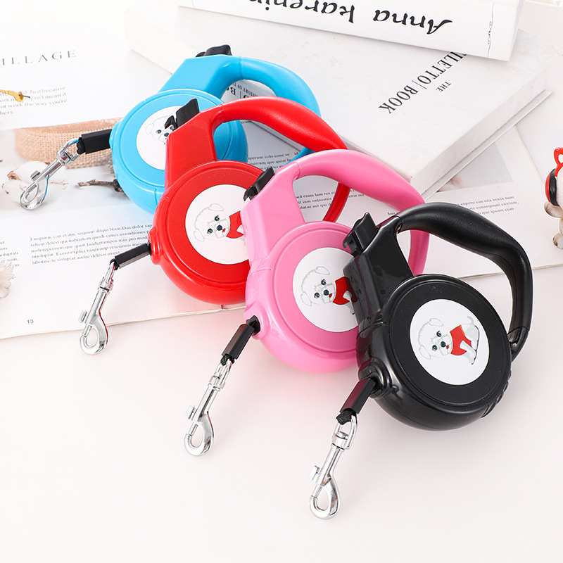 Halloween dog walking rope pet automatic retractable traction rope small and medium-sized dog automatic traction device outdoor dog walking pet suppli