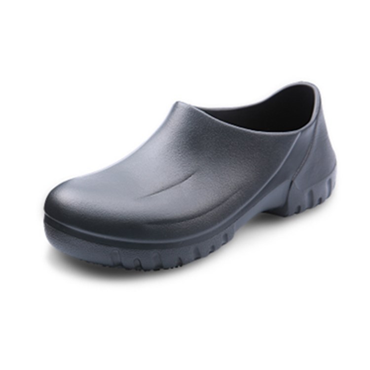 Man Chef Shoes Kitchen Cook Shoes Black 6 Working Hospital Shoes Super Anti-skidding Oil proof Waterproof Flat Rainboots