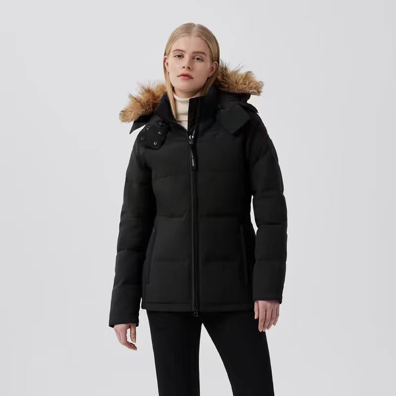 Designer canada Women Down Jacket Parker Winter Hooded Jacket Thick Warm Coats Windproof Streetwear womens goosewomen Causal Outerwear