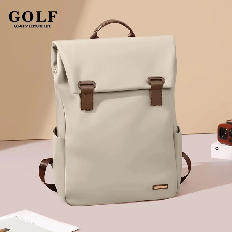 Golf Elegant Backpack Womens Fashion Travel Waterproof Laptop 15 6inch Anti theft y Bag Trend 240903