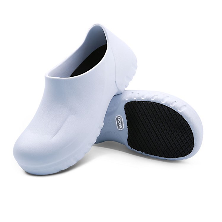 Man Chef Shoes Kitchen Cook Shoes Black 6 Working Hospital Shoes Super Anti-skidding Oil proof Waterproof Flat Rainboots
