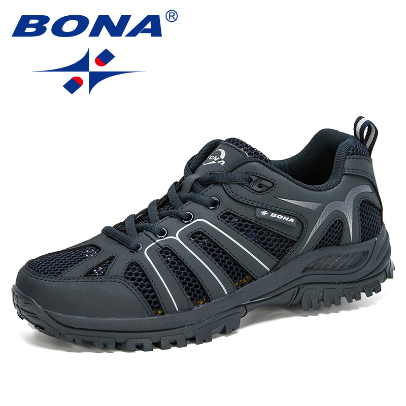 New New BONA Arrival Mesh Running Trendy Sneaker Non-Slip Wear-Resistant Outdoor Walking Men Sport Shoes Comfortable 0ad0
