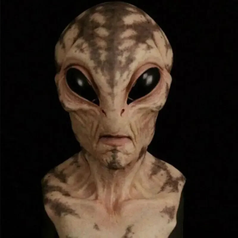 Alien Funny Mask Halloween Alien Mask Latex Headgear Horror Faceless Man Mask Alien Party Decoration Funny Cosplay Prop Mask 240904