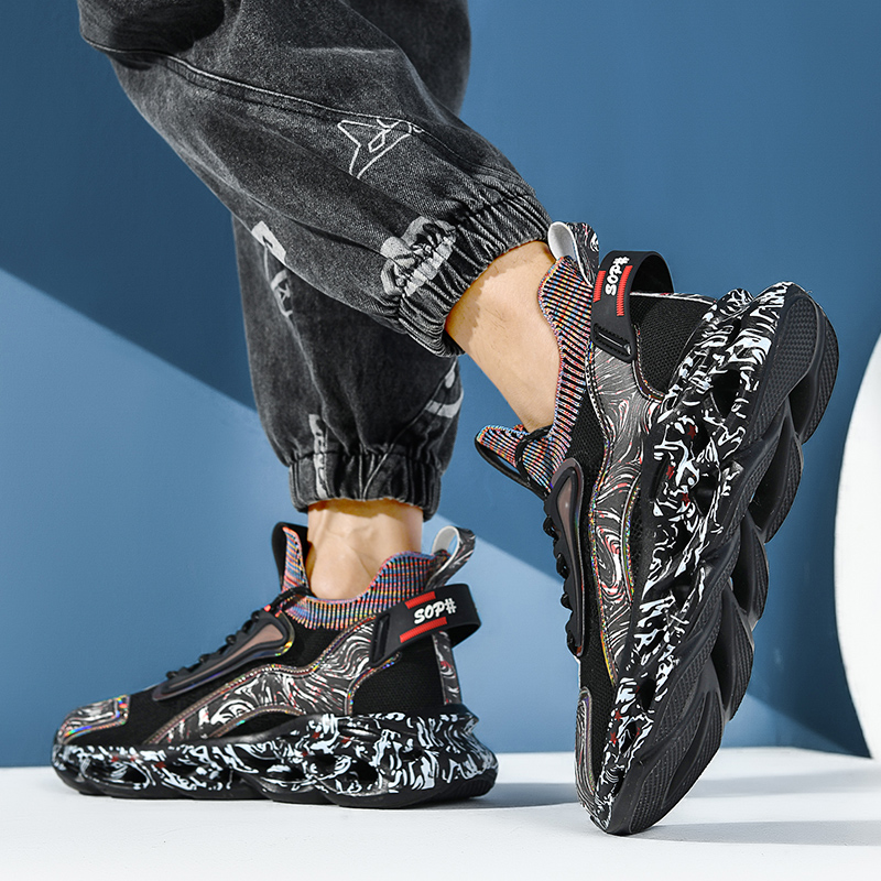 Male Sneakers tenis shoes Mens casual Trainer Race Breathable fashion loafers running Shoes for men f93e