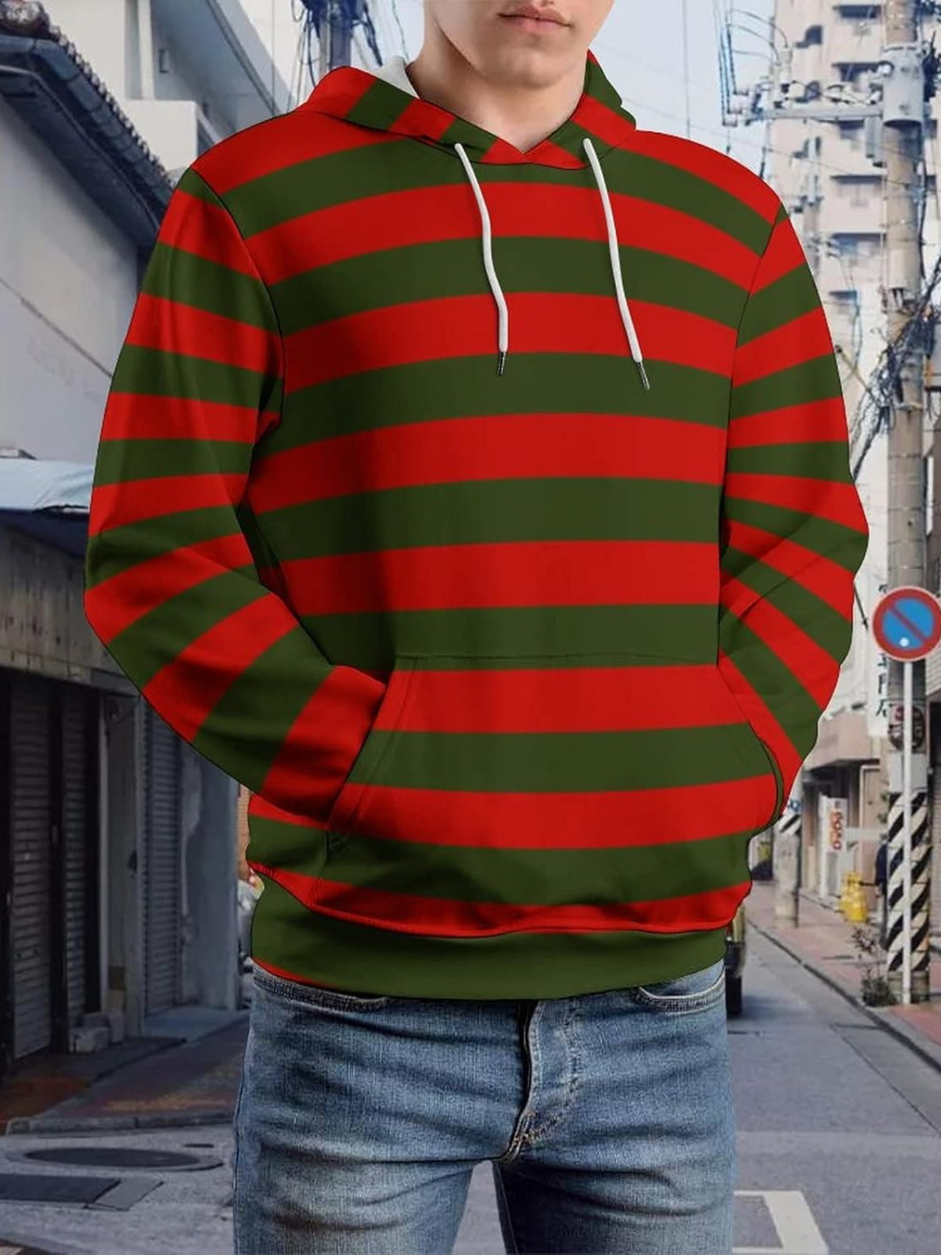 Hoodie for Mens Freddy Krueger Unisex 3D Novelty Hoodies Teen Pullover Sweatshirt Casual Tracksuit with Graphic Hoodies sweatshirt