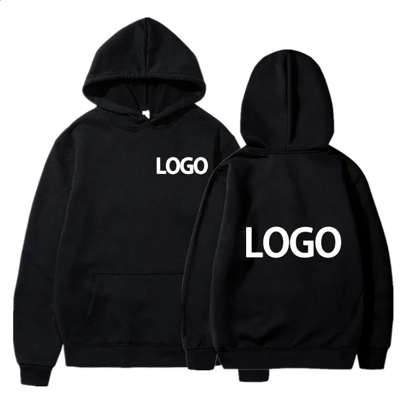 Mens and womens custom printed hoodies loose casual hoodies long sleeved sweaters personalized street sweaters 240905