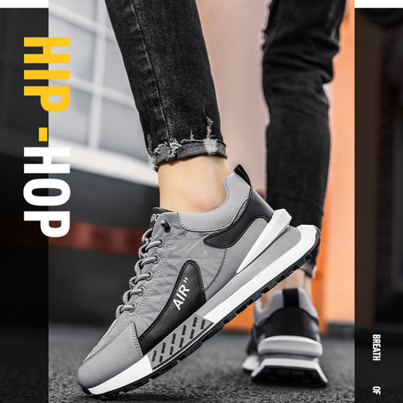 2024 New Men's Casual Sports Shoes Sulfide Shoes Men's Walking Anti slip Thick Sole Sports Shoes Flat Soles Versatile Men Shoes