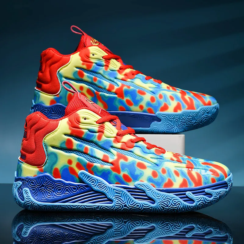 new practical cushioning sports breathable casual anti slip and wear-resistant basketball men fashion versatile running shoes