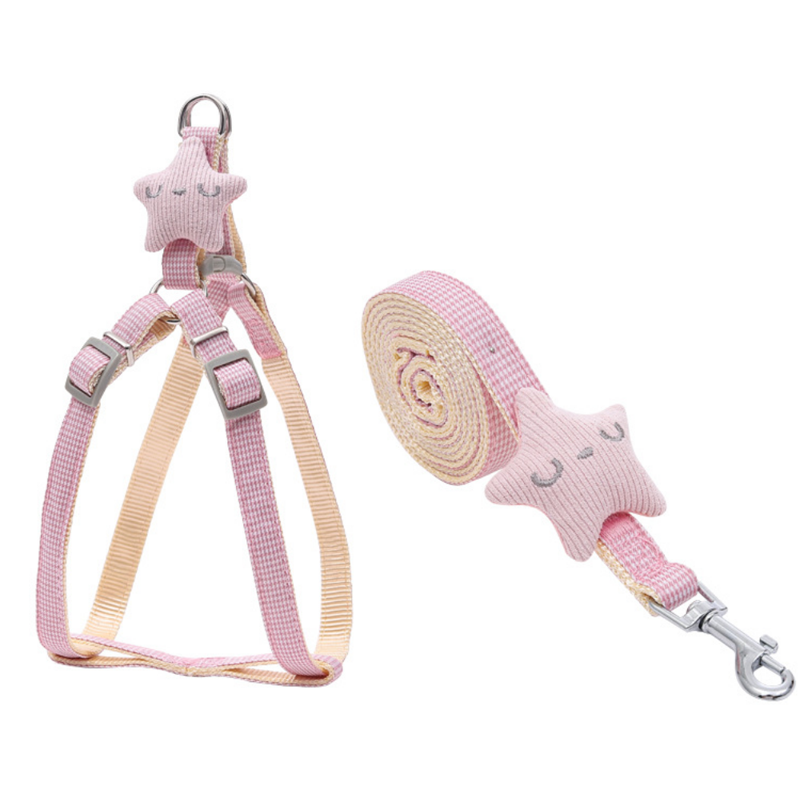Halloween Dog Rope Starfish Pet Traction Rope Thousand Bird Grid Starfish Cat Chest Strap Dog Chain Dog Walking Rope Wholesale in Stock