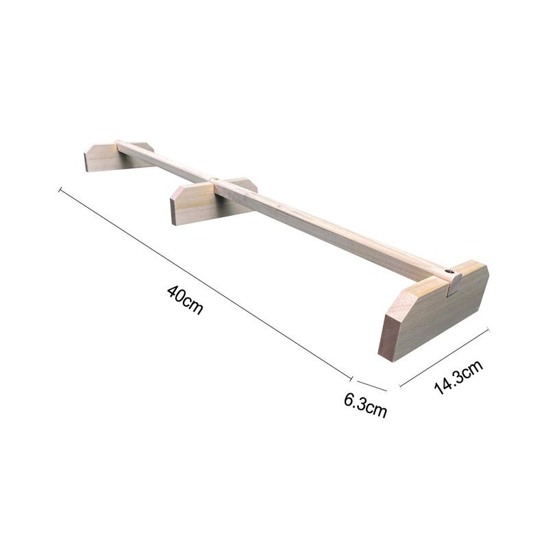 Chicken Perch Wooden Stand Strong Solid Stable Birds Chicken Perch Resting Bar For Coop / Backyards / Brooders