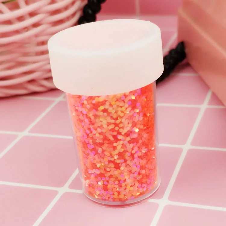12g glitter/glitter filler transparent/fluffy sticky box toy childrens charm modeling clay DIY kit accessories fun gifts Free shipping