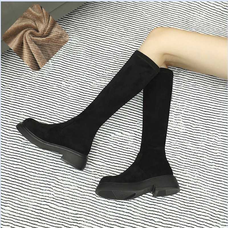 Martin Boots Girls Short Fashion Boots For Women Boots For Women Long Boots For Women Autumn Winter Styles Slimming Long Socks Boots 240826