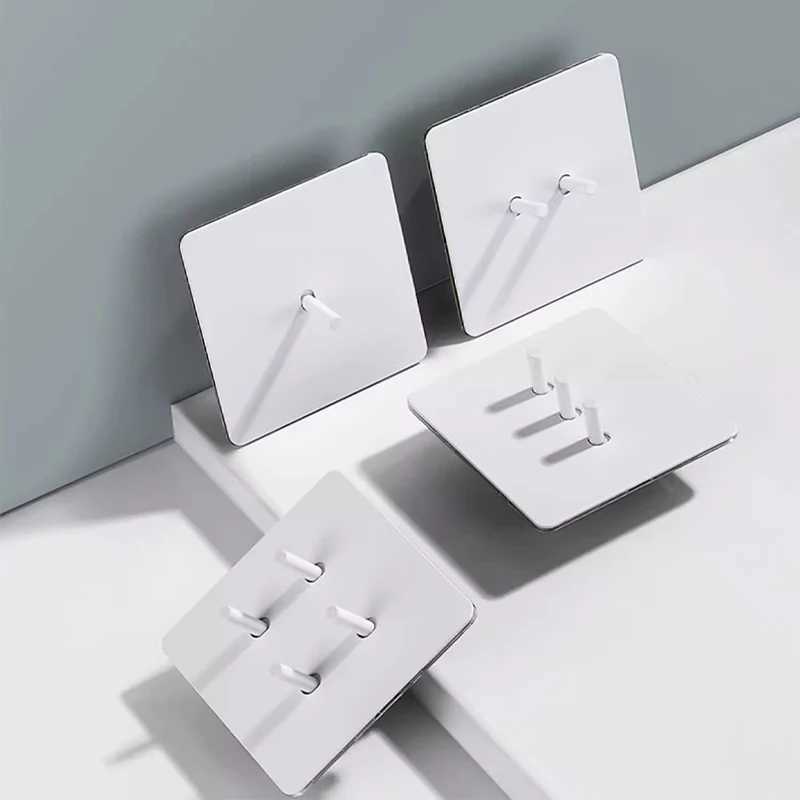Toggle switch White stainless steel panel retro wall lamp switch AC110-250V 1 2 3 4 Gang 2 Way16A Universal wall light switch Y240905