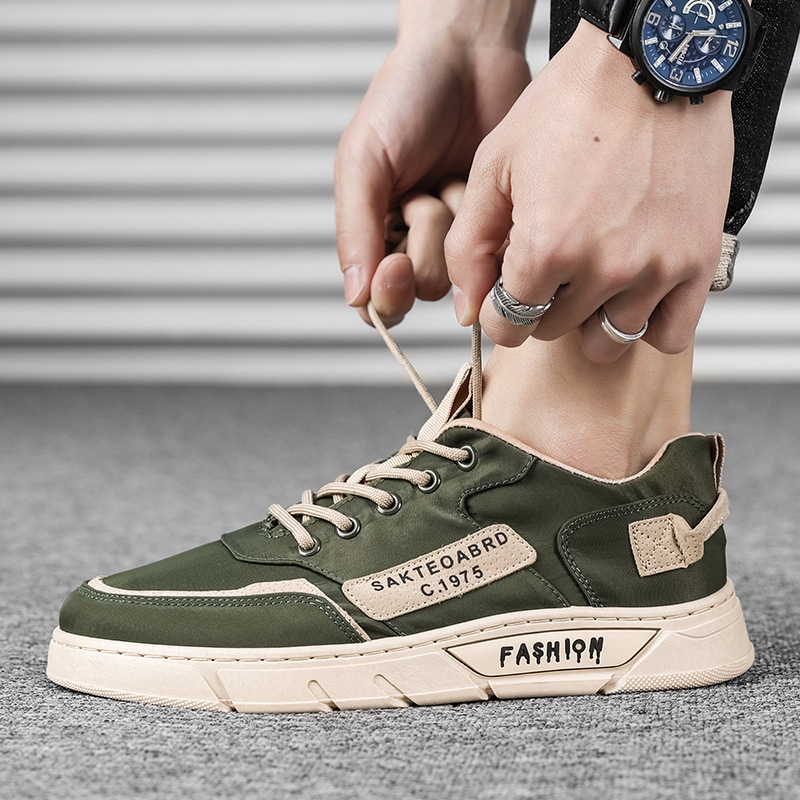 Vulcanize Men New Canvas Men's Comfort Board Fashion Sneakers Casual Shoes Designer Sneaker Male Footwear 1218 's