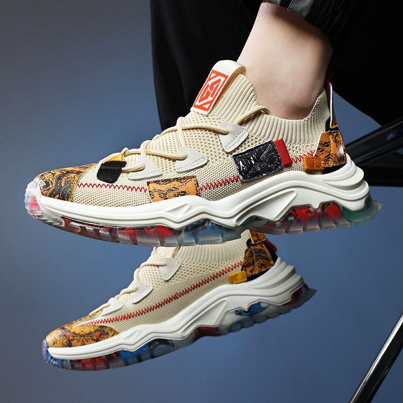 Male Sneakers casual Mens tenis shoes Trainer Race Breathable fashion loafers running Shoes for men 03db