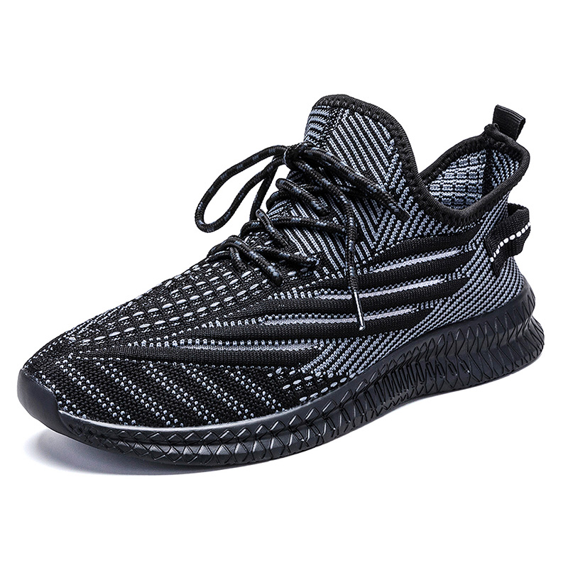 2024 New Trend Men's Sneakers Casual Shoes Light Sneaker Outdoor Breathable Mesh Fashion Black Tenis Masculino Zapatillas Hombr