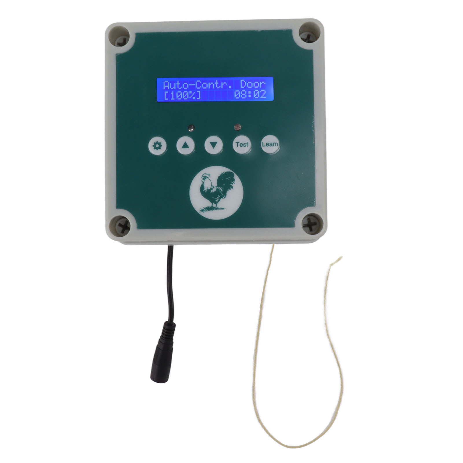 Automatic Chicken Coop Door Controller Cage Opener Remote Control Poultry House Door Actuator Motor Kit with Timer Light Sensor